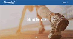 Desktop Screenshot of idrettsraadet.no